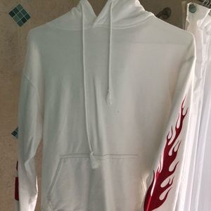 Brandy Melville Flames Hoodie